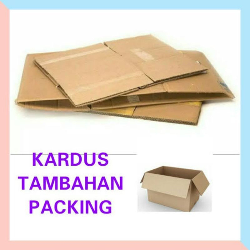 Jual Extra Kotak Kardus Dus Tambahan Packing Bungkus Kemasan Shopee