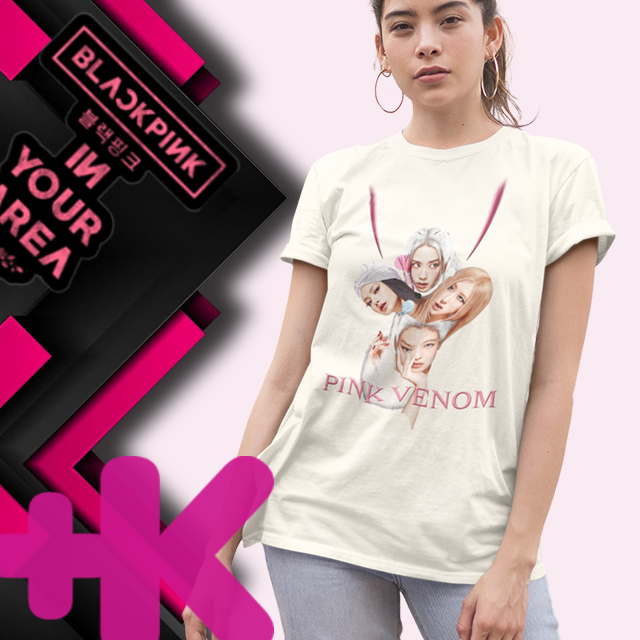 Jual Kaos Blackpink Kpop Pink Venom Shopee Indonesia