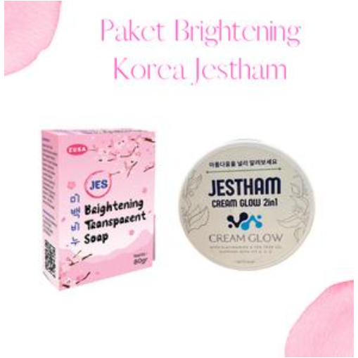 Jual PAKET BRIGHTENING KOREA SABUN BRIGHTENING CREAM KOREA JESTHAM