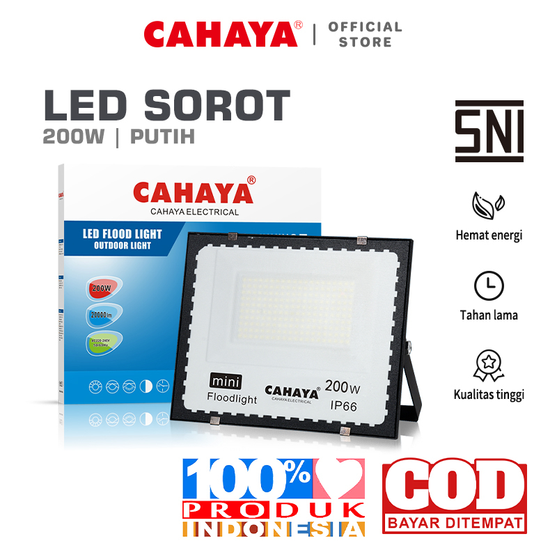 Jual Cahaya Lampu Sorot Tipis Led Flood Light Outdoor Light Watt