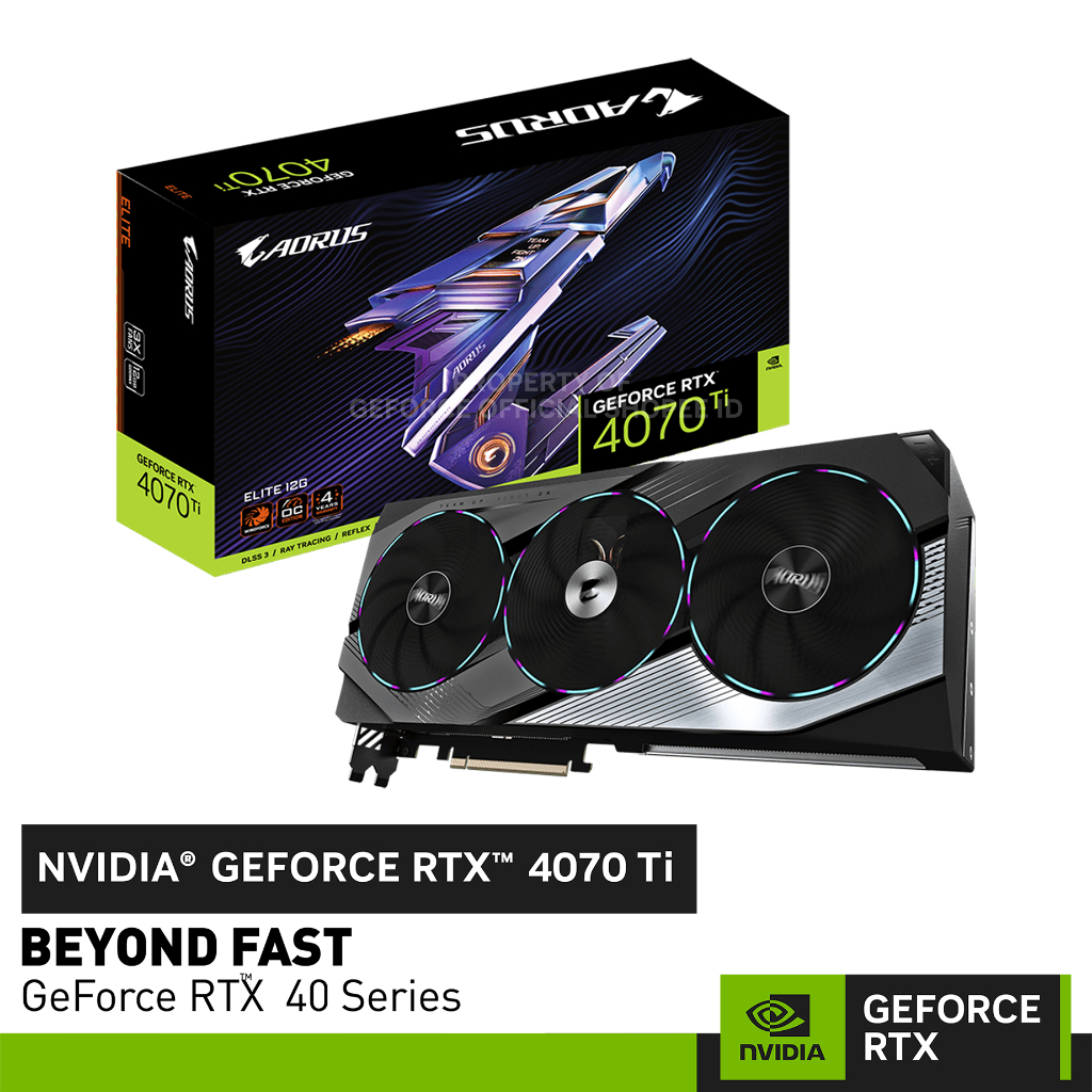 Jual GIGABYTE GeForce RTX 4070 Ti AORUS ELITE 12GB GDDR6X Shopee