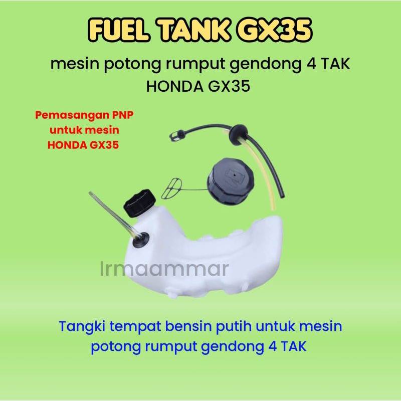 Jual Tengki Bensin Fuel Tank Putih Mesin Potong Rumput Gendong 4 TAK