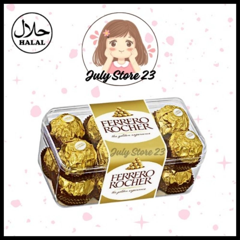 Jual Ferrero Rocher T16 Chocolate Coklat Isi 16 ED Juli 2025 Shopee