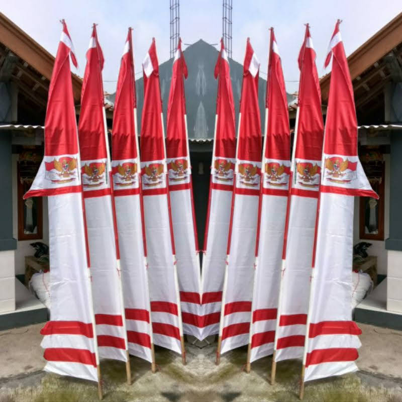 Jual Umbul Umbul Jumbo Bendera Merah Putih Variasi Hiasan Kemerdekaan