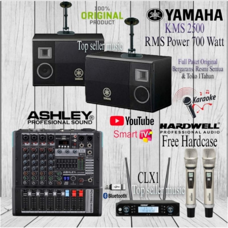 Jual Paket Speaker Yamaha Kms Karaoke Sound System Mixer Power