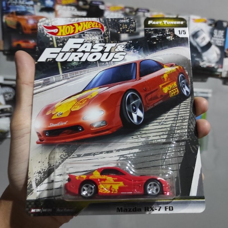 Jual Hot Wheels Premium Fast And Furious Mazda RX 7 FD Shopee Indonesia