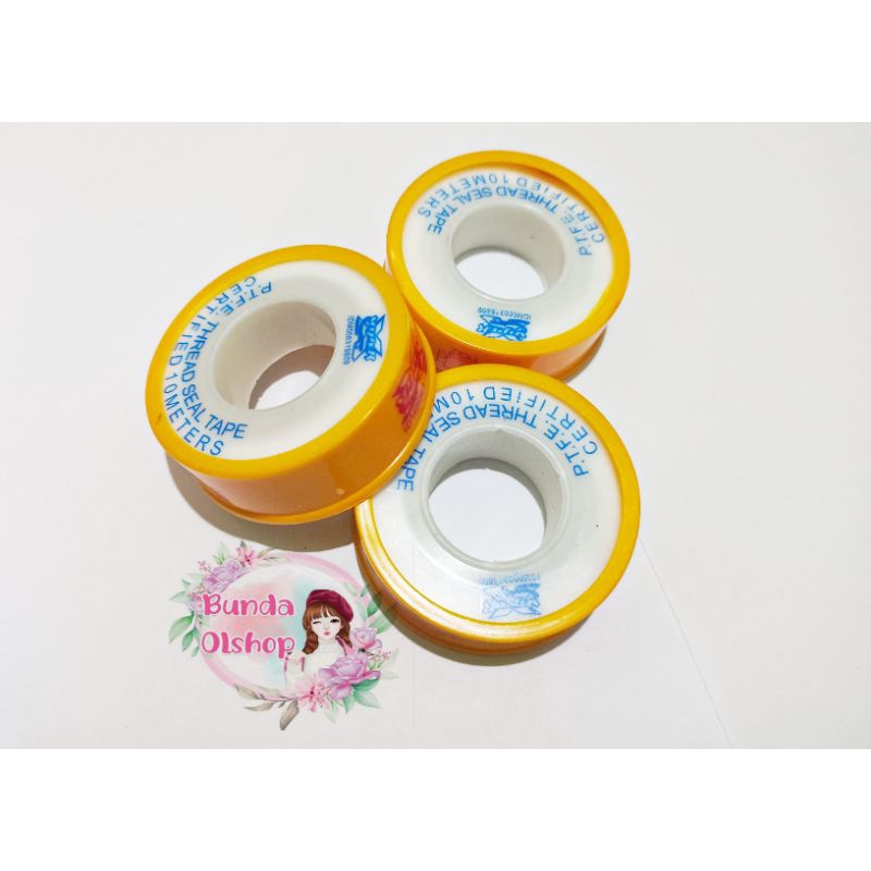 Jual Sealtape 10M Seltip Isolasi Kran Seal Tape Selotip Kran Shopee