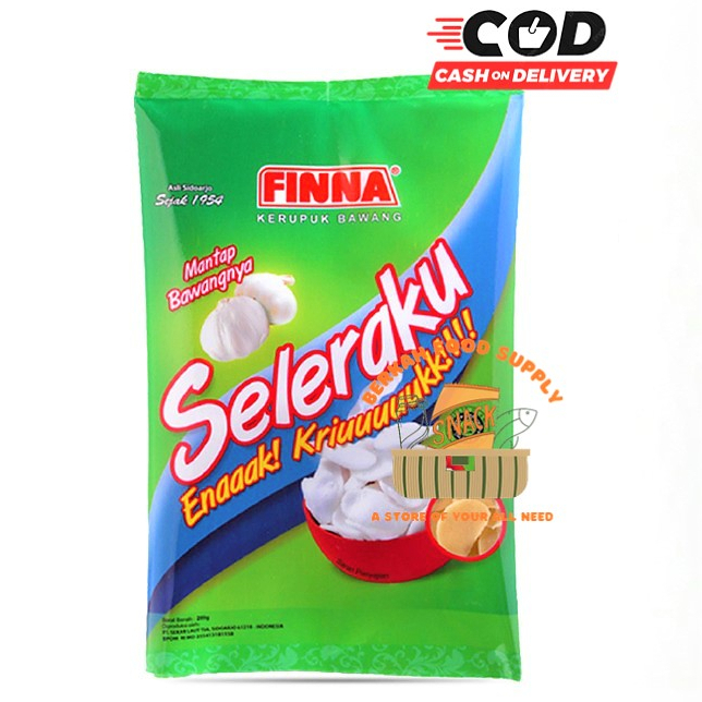 Jual Finna Seleraku Bawang Gr Kerupuk Bawang Halal Bpom Resmi