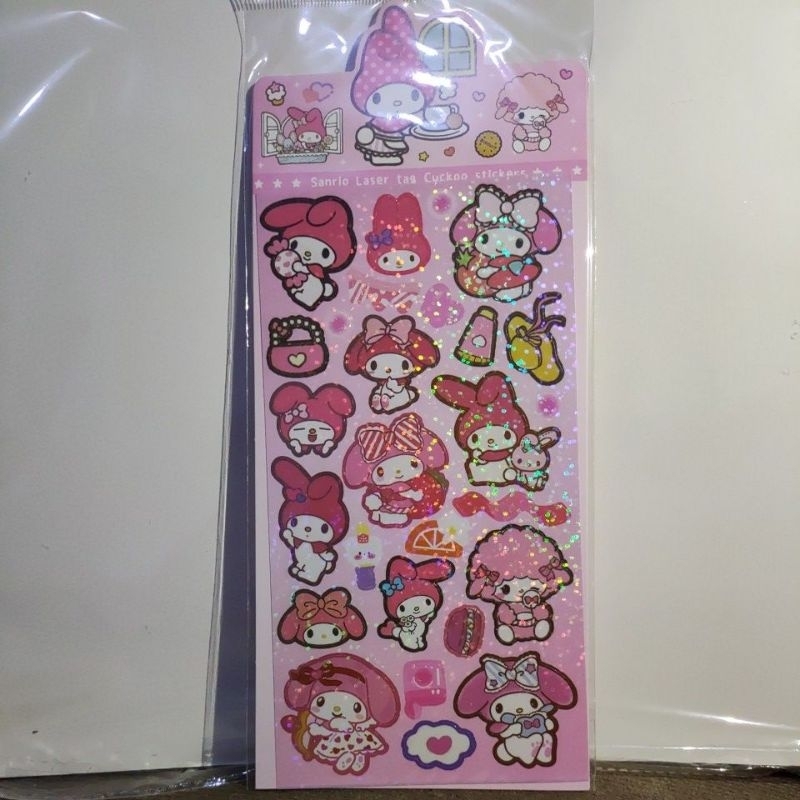 Jual Stiker My Melody Kuromi Dan Diary Sanrio Mix Buku Memo Shopee