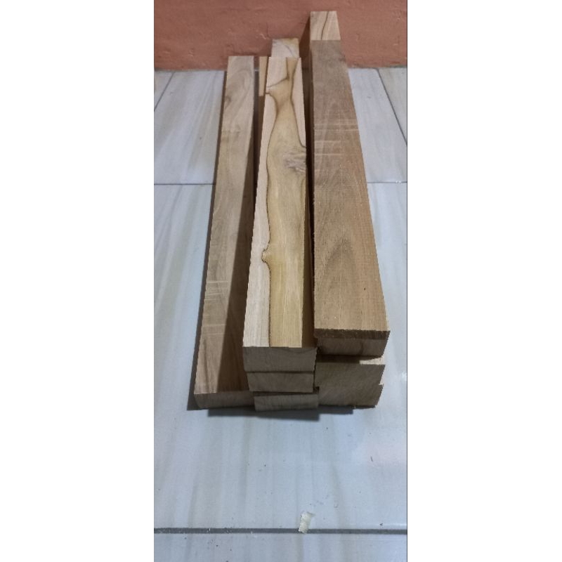 Jual Kaso Kayu Jati Kaki Meja Ukuran X Cm Panjang Cm Shopee