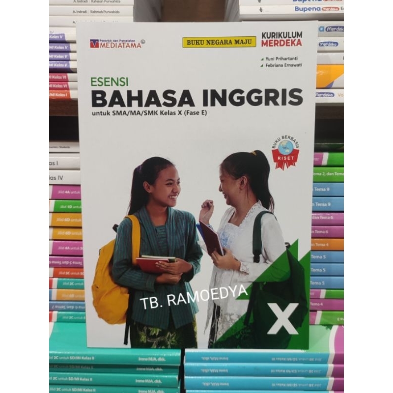 Jual Buku Bahasa Inggris SMA MA SMK Kelas X Kurikulum Merdeka Mediatama