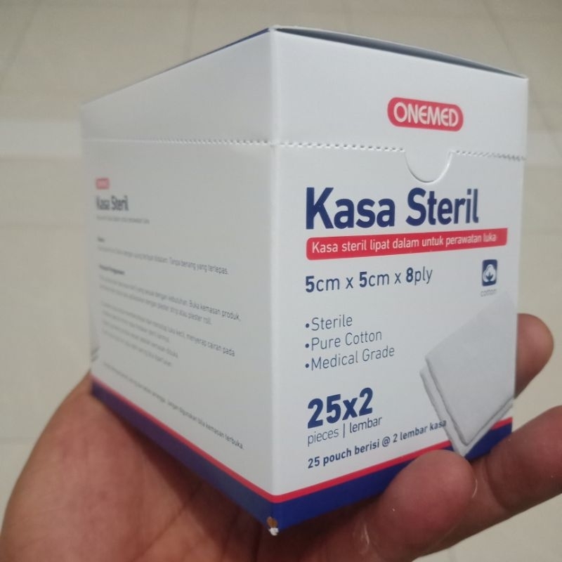 Jual Kasa Steril Onemed Cm X Cm X Ply Isi Pouch Lembar Shopee