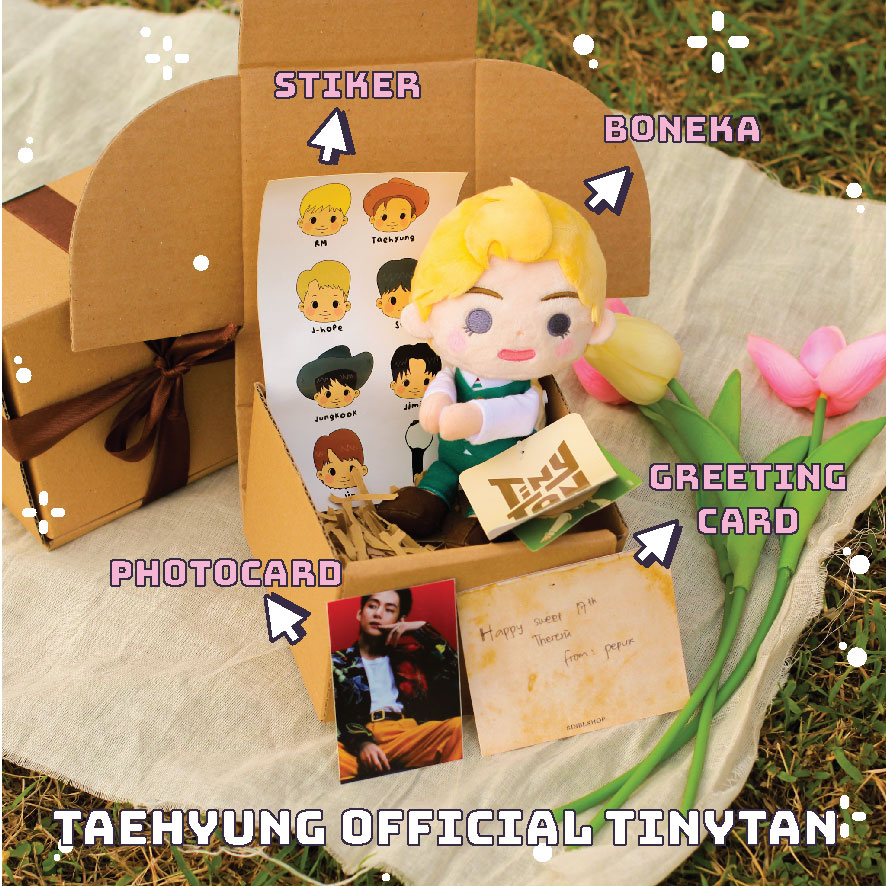 Jual Hampers Boneka Bts Tinytan Official Jepang Sega Bandai Namco Army