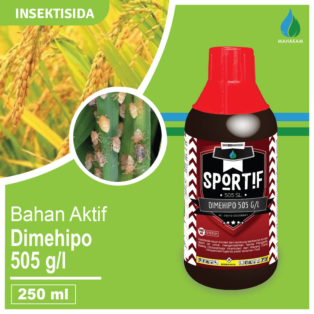 Jual Mahakam Sportif 505 SL 500 Ml Insektisida Pestisida Pembasmi