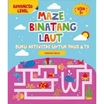 Jual Buku Maze Binatang Laut Buku Aktivitas Untuk Paud Tk Shopee