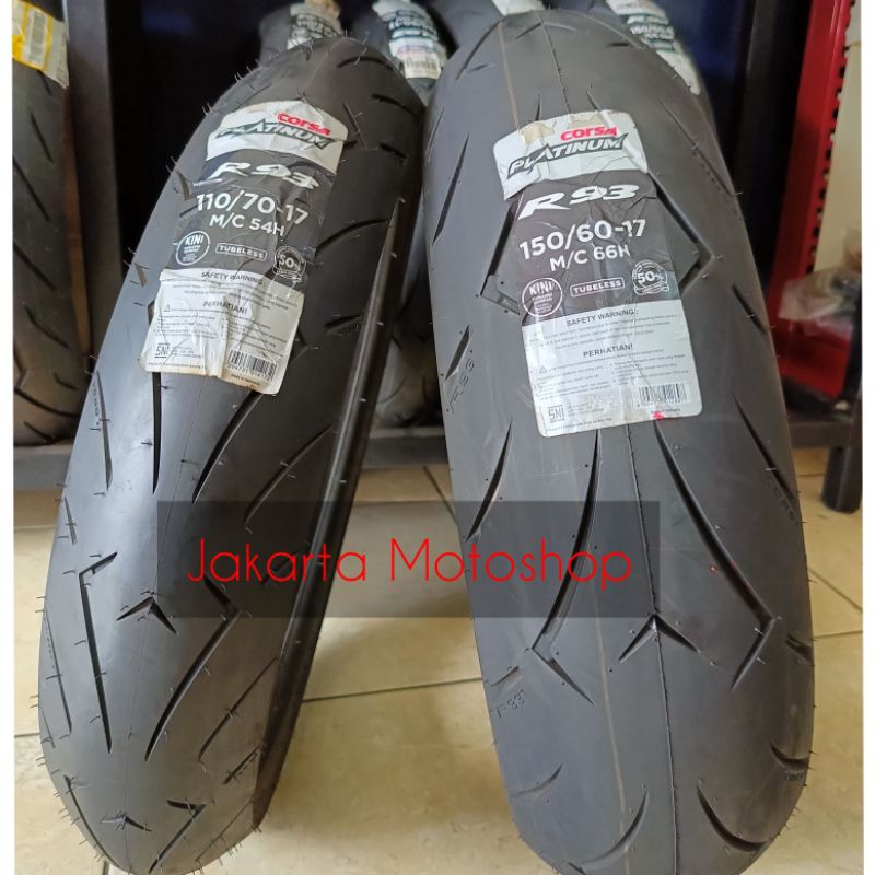 Jual Ban Corsa Platinum R93 110 70 17 150 60 17 Soft Compound High