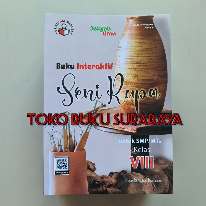 Jual Buku Interaktif Seni Rupa Kelas VIII 8 Kurikulum Merdeka Tahun