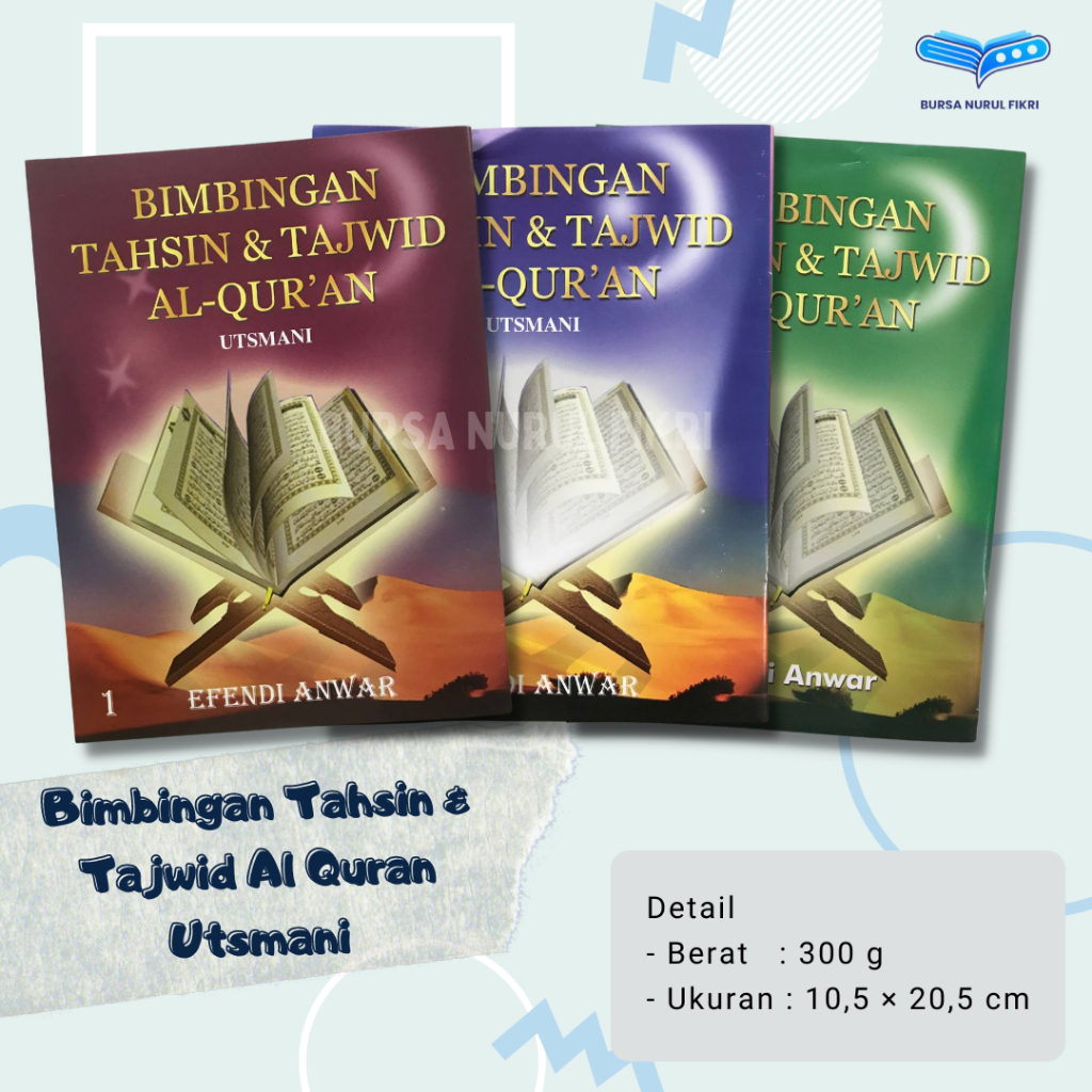 Jual Paket Bundling Bimbingan Tahsin Tilawah Al Quran Rasm Utsmani