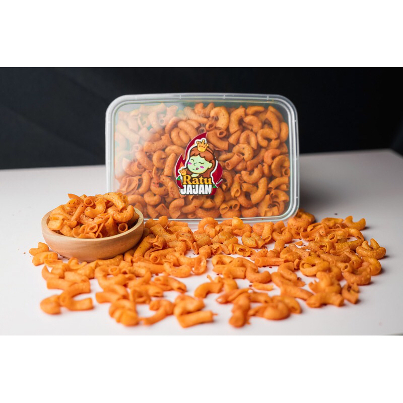 Jual MAKARONI PEDAS KEMASAN BOX 500ml Shopee Indonesia