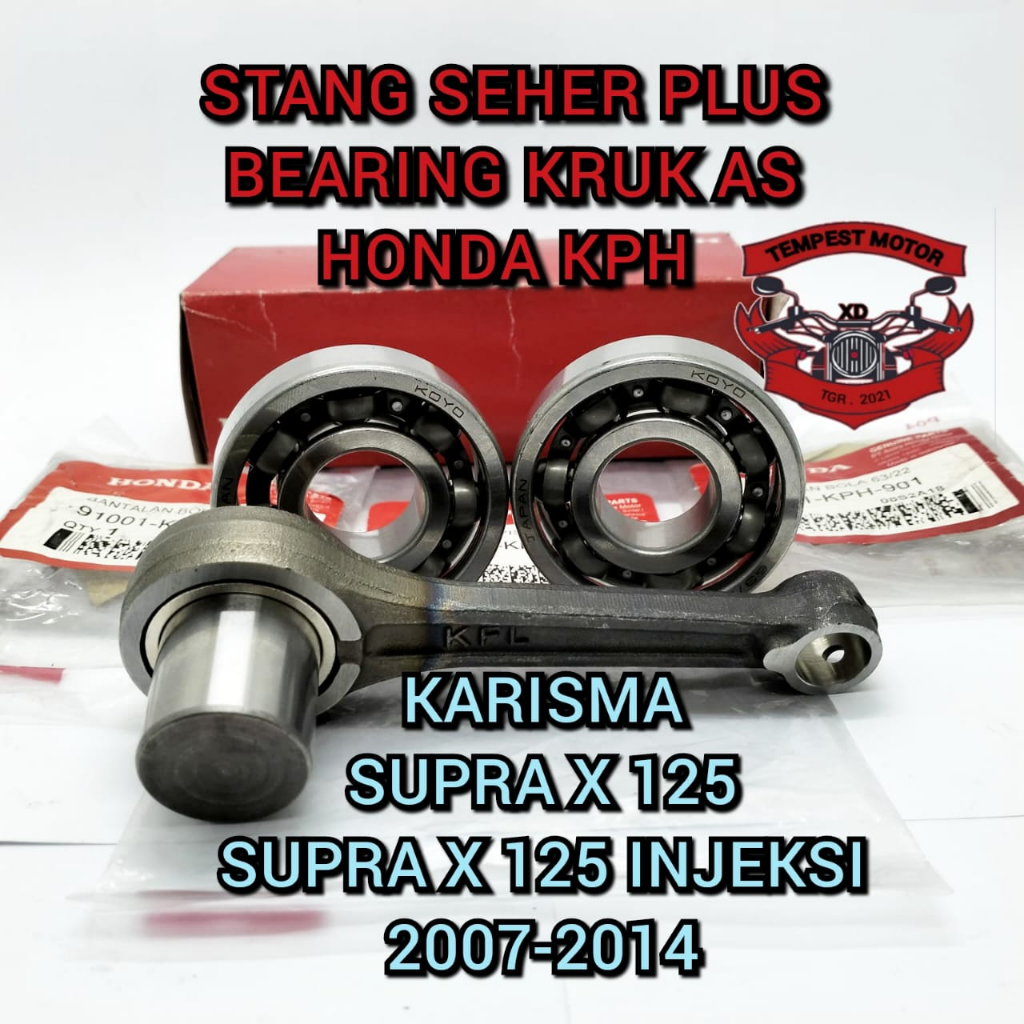 Jual SETANG SEHER PLUS BEARING KRUK AS STANG SEHER KARISMA KPH HONDA