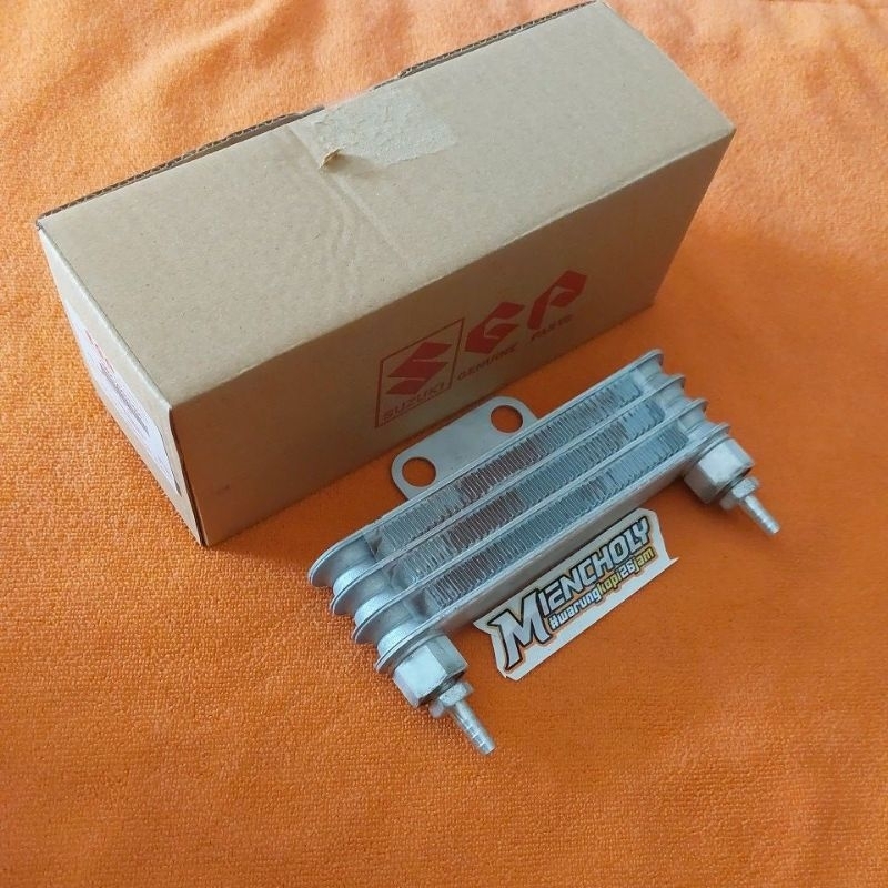 Jual OIL COOLER SATRIA FU ORIGINAL SUZUKI DAN NEPEL BAUT OIL COOLER