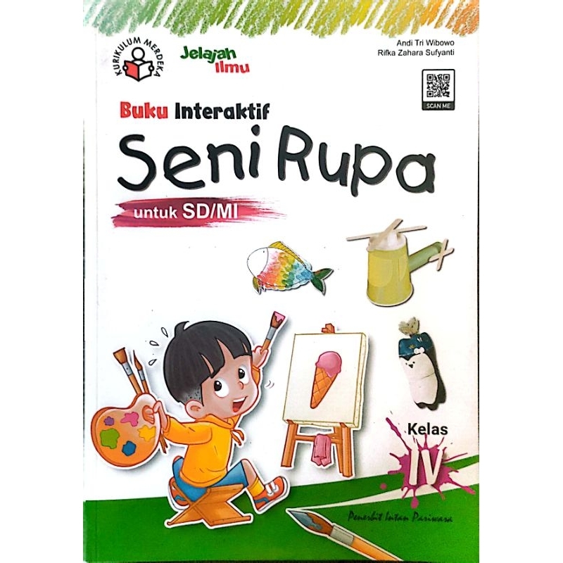 Jual Buku Paket Interaktif Seni Rupa Pendamping Kurikulum Merdeka Sd