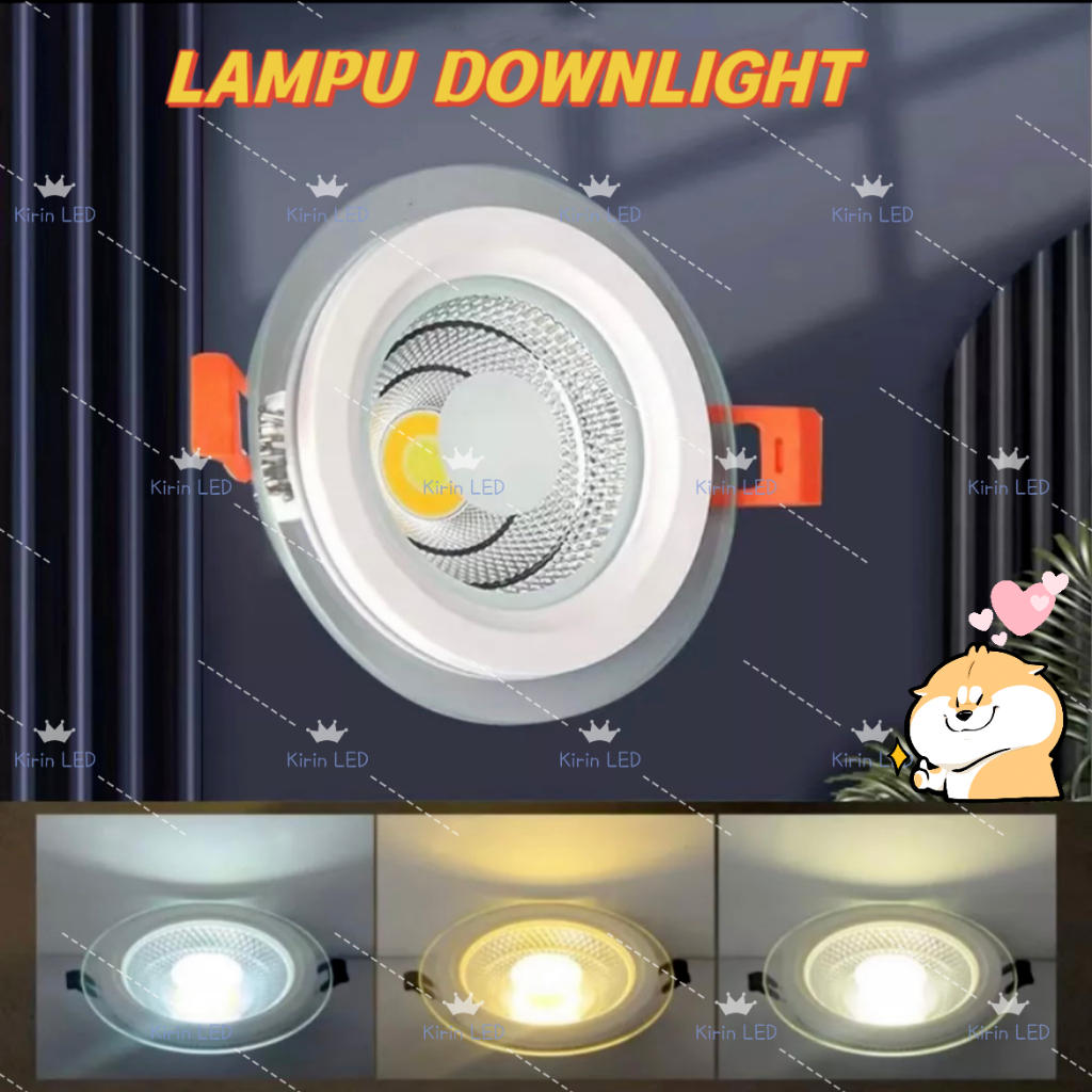 Jual LAMPU DOWNLIGHT LED COB 3WARNA 9W 9W 12W 12W 15W 15WATT PUTIH