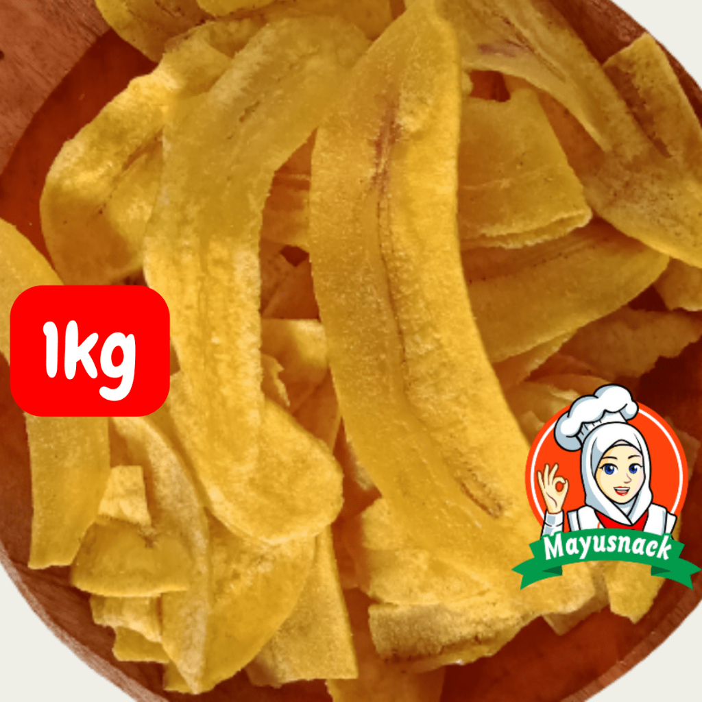 Jual Keripik Pisang Asin Gurih 1kg Shopee Indonesia