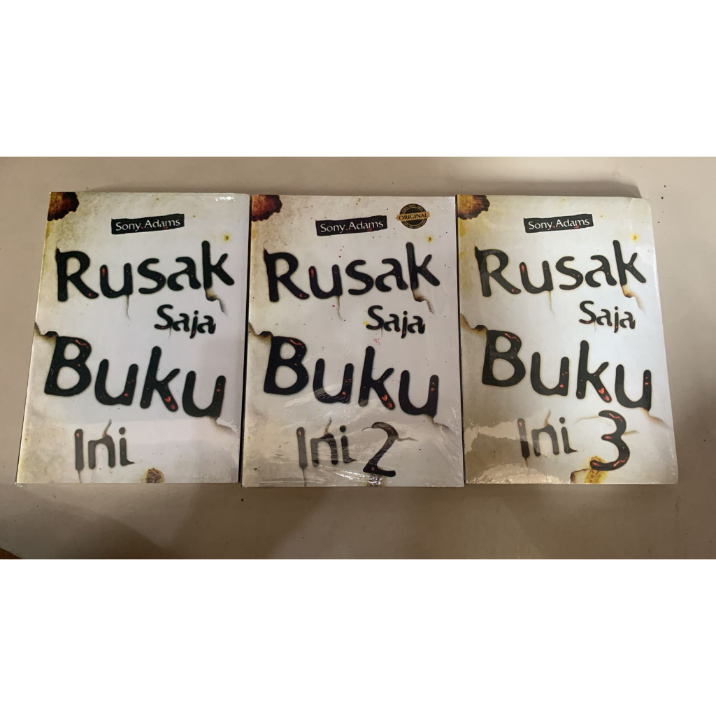 Jual Buku Sony Adams Rusak Saja Buku Ini Rusak Rusak