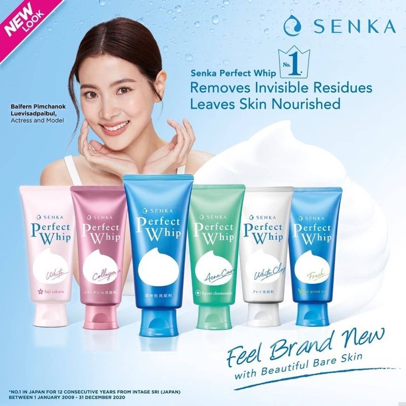 Jual SENKA Facial Foam PERFECT WHIP All Series 50gr 100gr 120gr BPOM