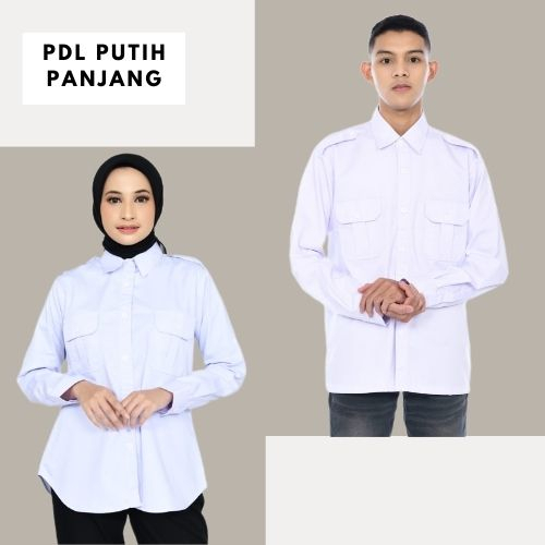 Jual Baju Kerja Lapangan Pria Dan Wanita Kemeja Pdl Lengan Panjang