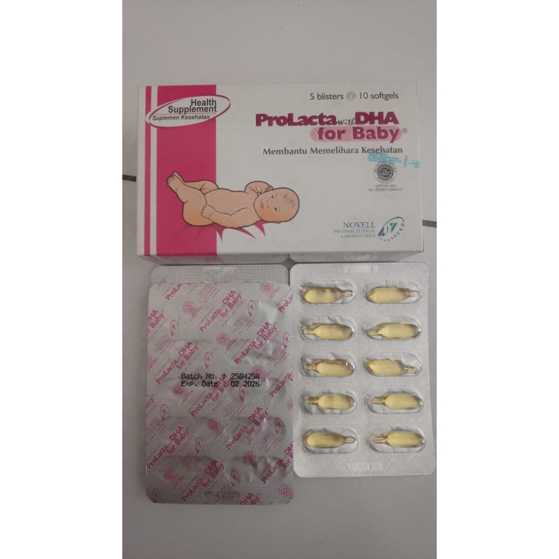 Jual Prolacta DHA For Baby 1 Strip 10 Kapsul Shopee Indonesia