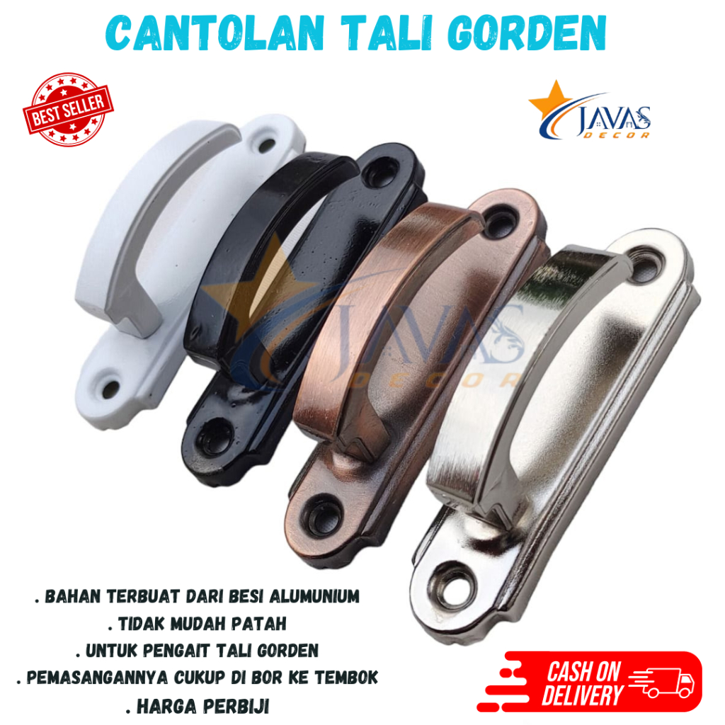 Jual Hook Gorden Minimalis Cantolan Tali Gorden Pengait Tali Gorden