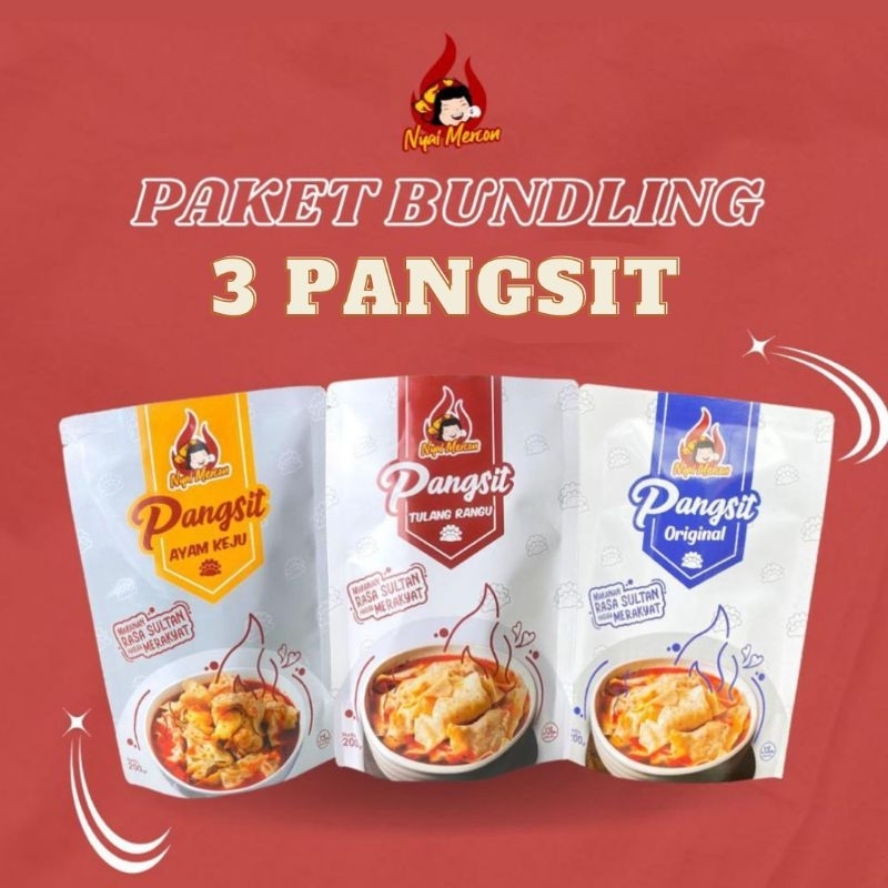 Jual Paket Bundling Pangsit By Nyai Mercon Shopee Indonesia