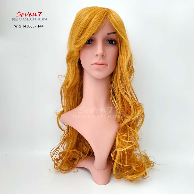 Jual Wig Rambut Palsu Panjang Wave Curly Ombre Natural Cocok Untuk