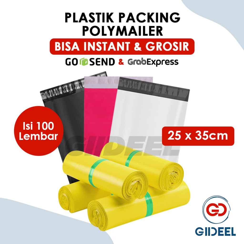 Jual Giideel Plastik Packing Polymailer Import Berwarna X Cm Isi