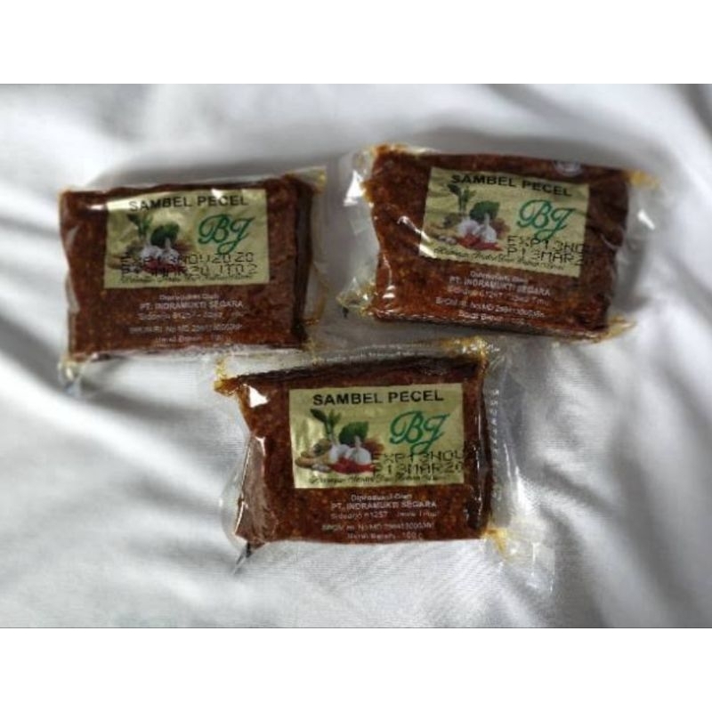 Jual Bumbu Sambel Pecel Bj Kemasan Gram Khas Jawa Timur Shopee