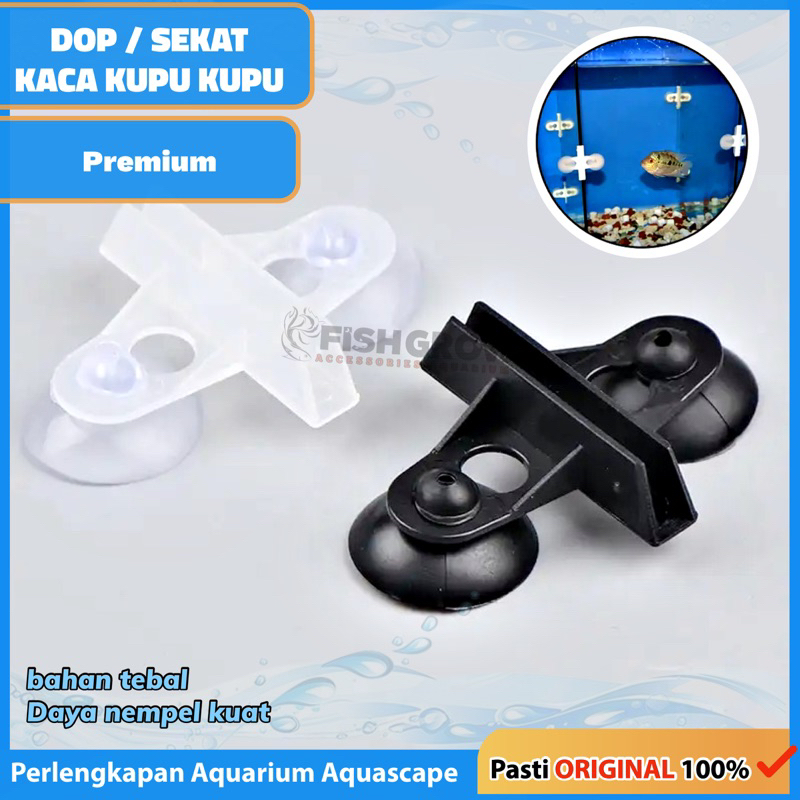 Jual DOP SEKAT PENJEPIT KACA KUPU KUPU DOUBLE AQUARIUM Shopee Indonesia