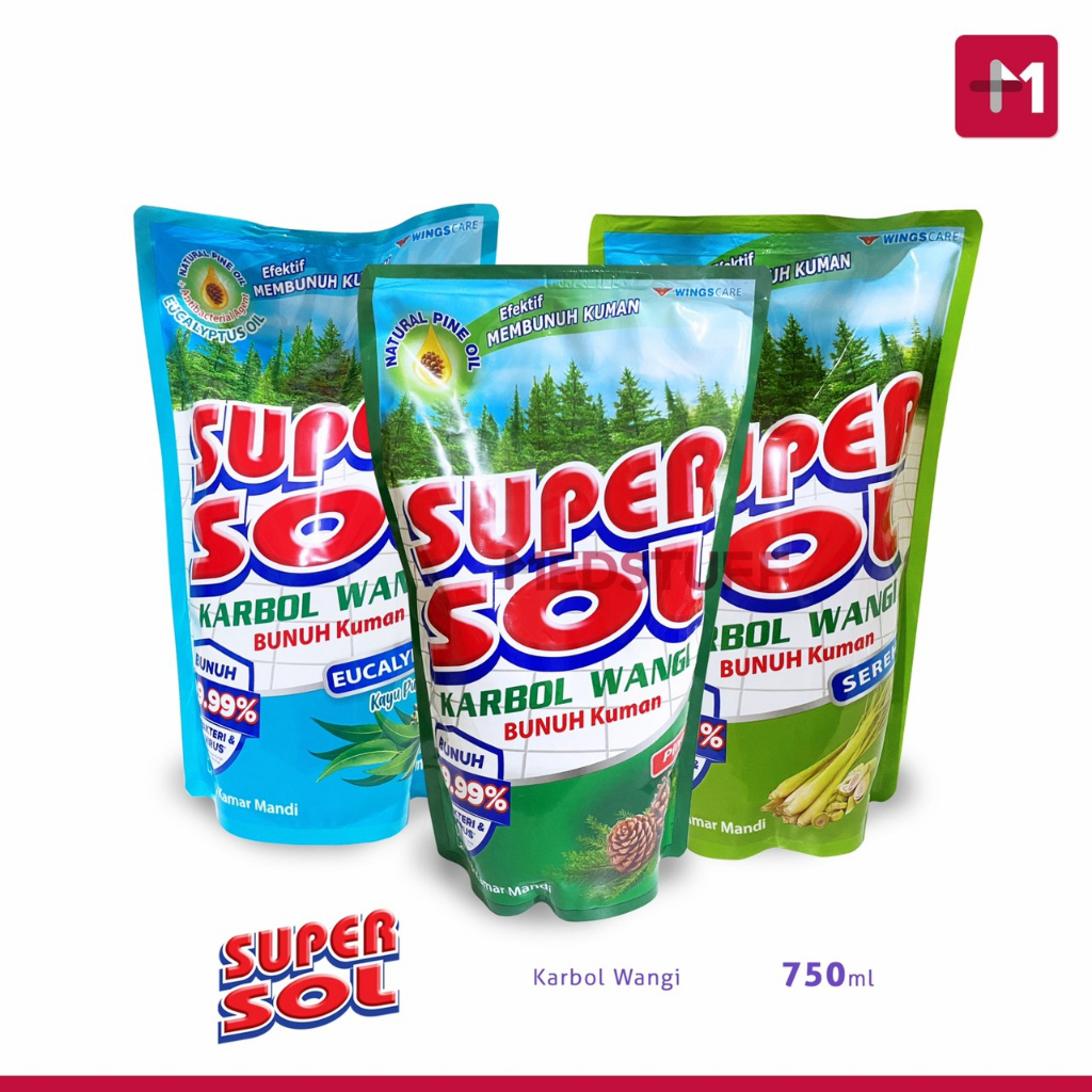 Jual Supersol Karbol Pembersih Lantai Ml Pouch Shopee Indonesia