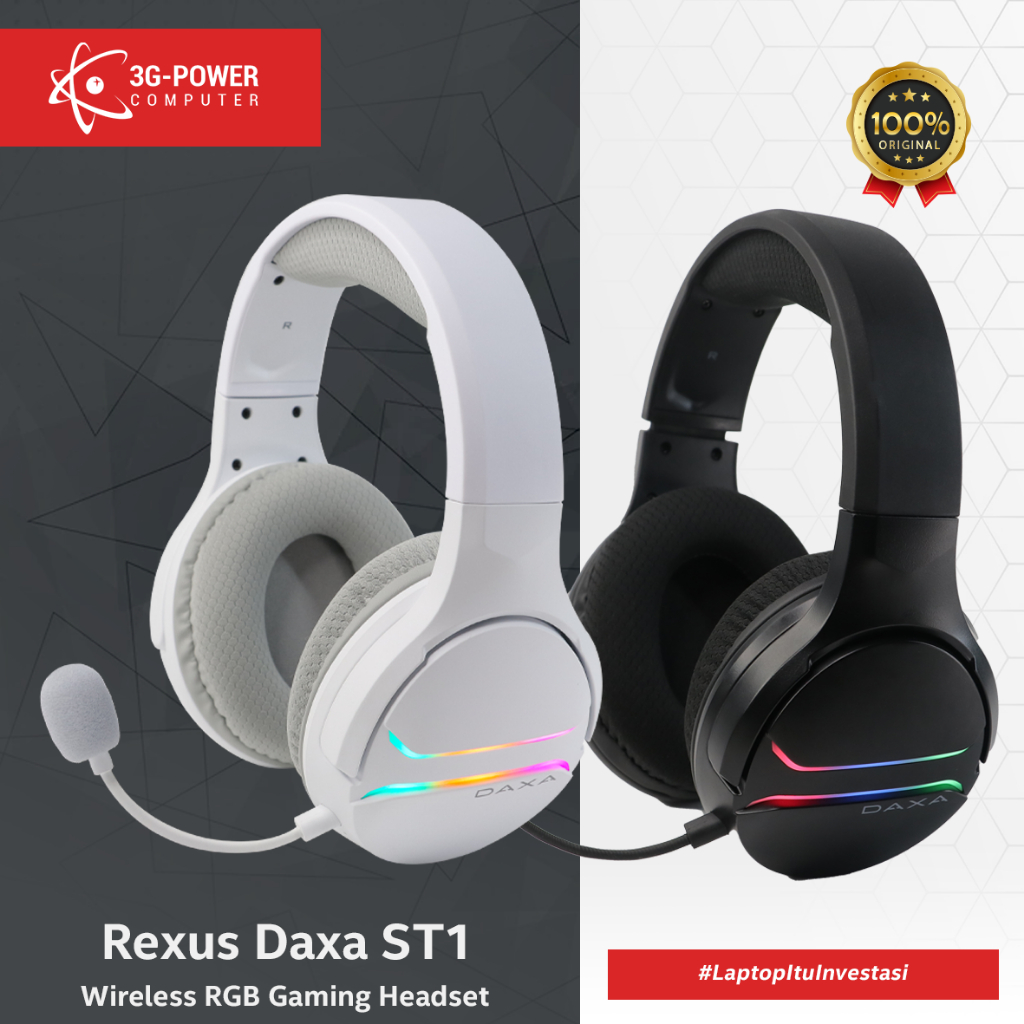 Jual Rexus Daxa Saturn St Headset Gaming Wireless Shopee Indonesia