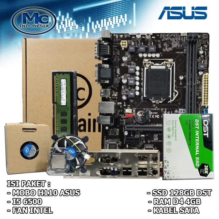 Jual Mobo H Mainboard Soket Lga Processor I Fan Intel