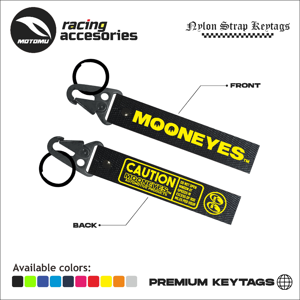 Jual Gantungan Kunci Mooneyes Premium Keytag Motor Mobil Keychain