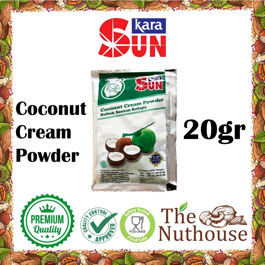 Jual Sun Kara Coconut Cream Powder Kelapa Bubuk 20gr HALAL Shopee