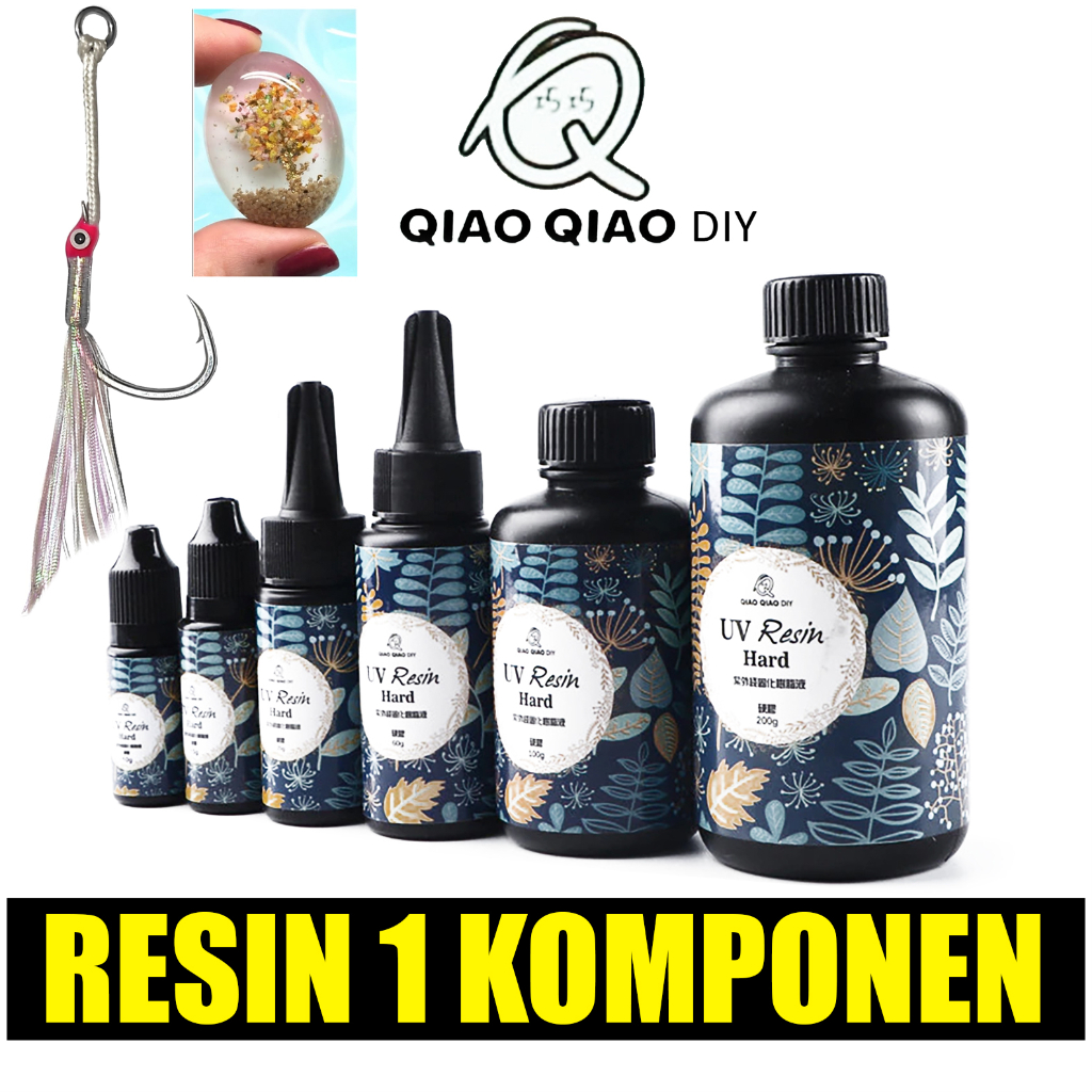 Jual Resin Uv Qiao Qiao Assist Hook Bening Clear Hard Diy Craft