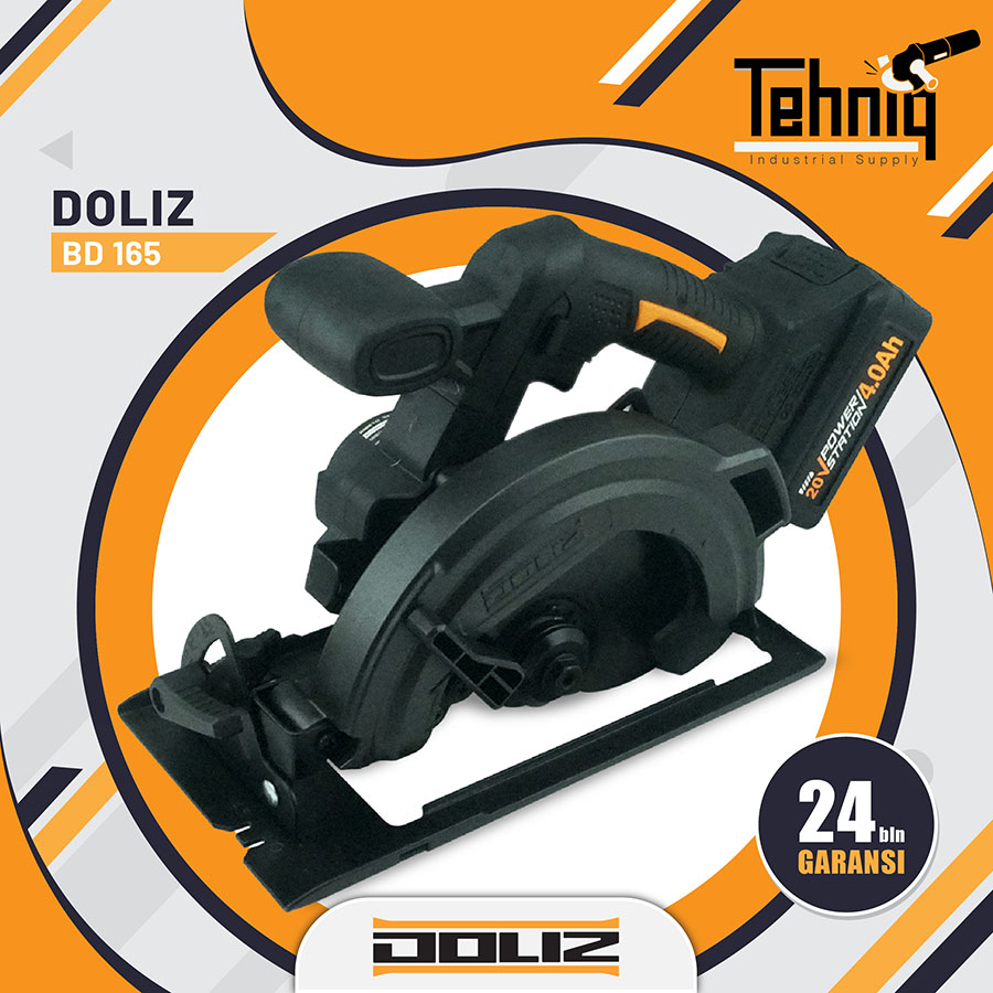 Jual DOLIZ BD165 CORDLESS BRUSHLESS CIRCULAR SAW DOLIZ BD 165 MESIN