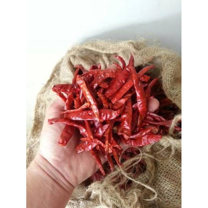 Jual Cabe Teja Lombok Kering Gram Grade A Super Pedas Non Tangkai