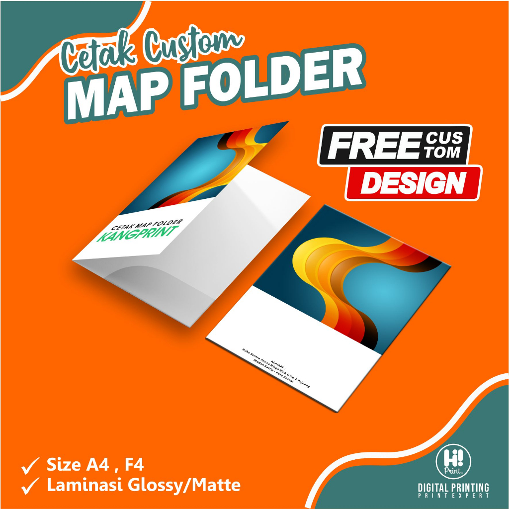 Jual Cetak Map Kantor Custom Map Folder Map Sekolah Free Desain