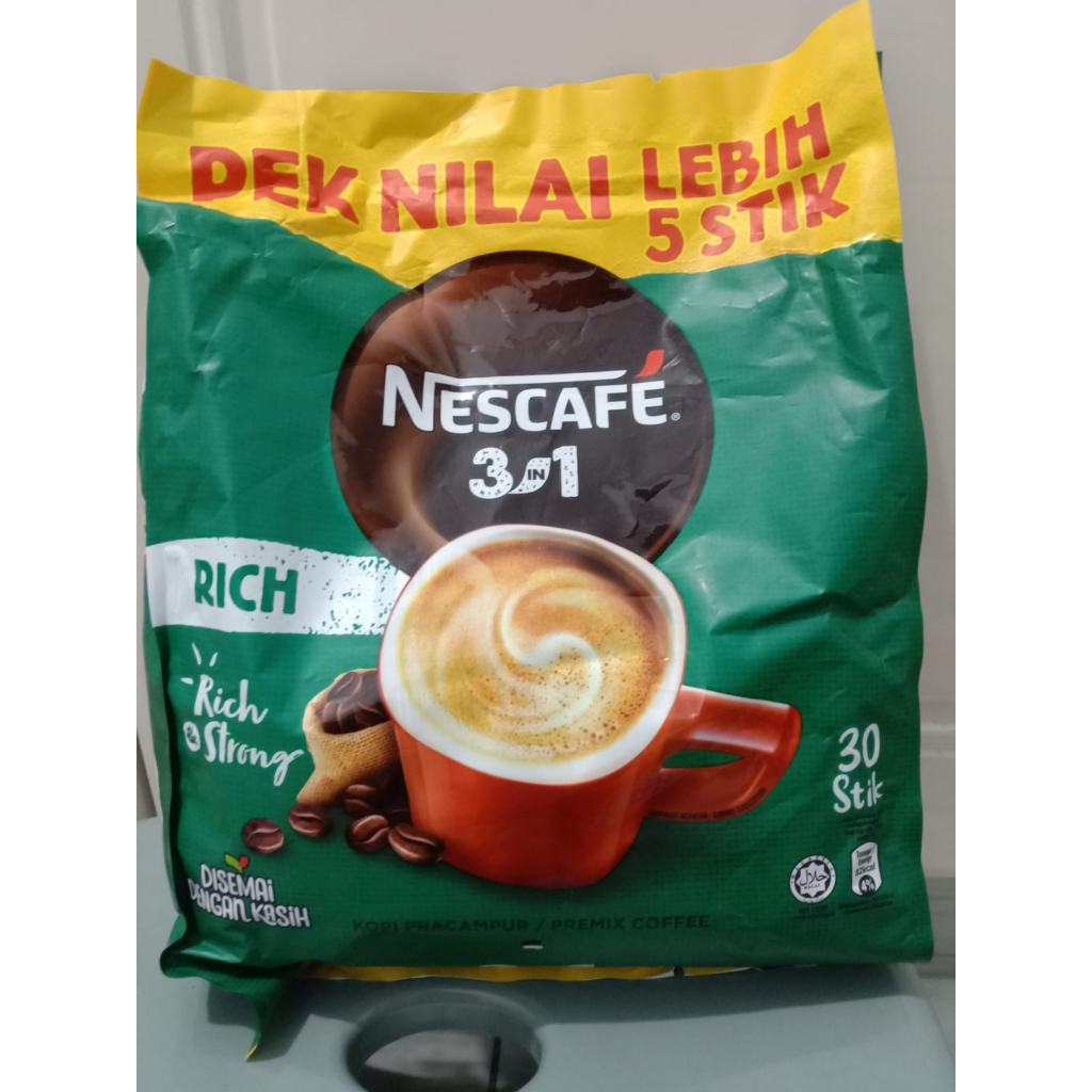 Jual Nescafe Blend Brew Rich Original Mlysa Hijau Shopee Indonesia