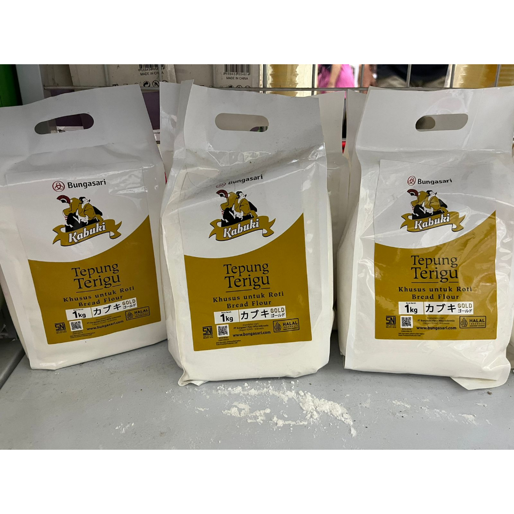 Jual Bungasari Kabuki Gold Tepung Terigu Super Premium Khusus Roti 1 KG