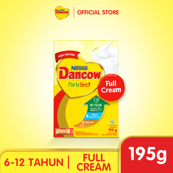 Jual DANCOW FortiGro Full Cream 195g Shopee Indonesia